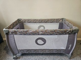Cuna de Viaje Bebé 0-36 Meses + colchón 120x60x12