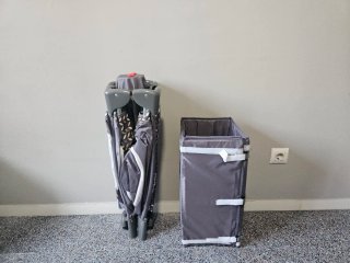 Cuna de Viaje Bebé 0-36 Meses + colchón 120x60x12
