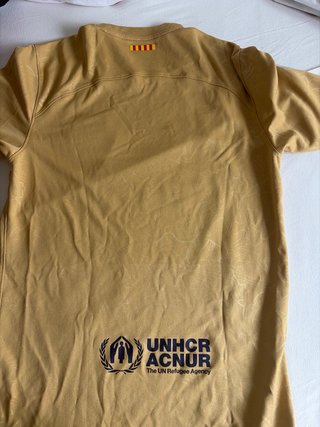 Camiseta FC Barcelona Nike Dorada Spotify
