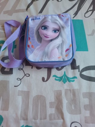 Bandolera Frozen Morada Niña