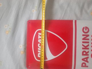 Placa Decorativa Ducati Parking Only