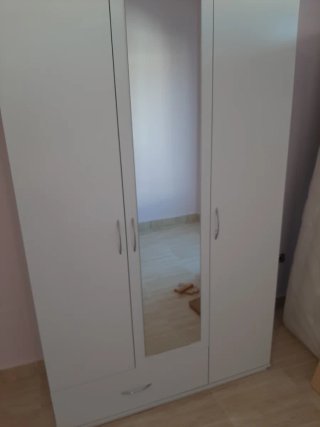 Armario 1.20m blanco madera
