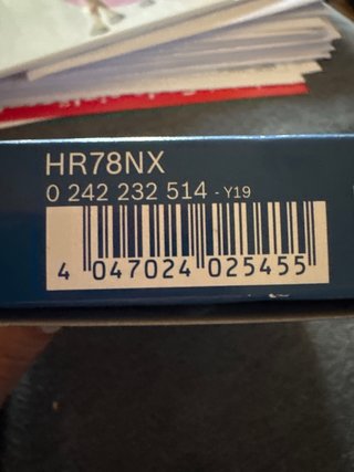 4 Bujías Bosch Super 4 HR78NX Nuevas