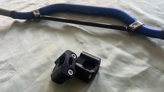 Manillar Renthal Negro/Azul Motocross Enduro