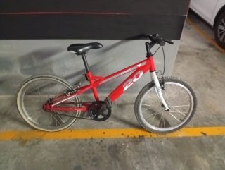Bicicleta infantil roja 20