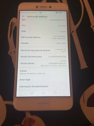 Telefono Huawei Bianco