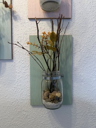 3 Jarrones Decorativos de Pared