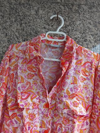 Camisa Zara Talla M Estampado Paisley