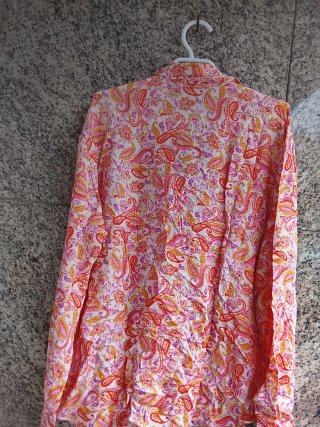 Camisa Zara Talla M Estampado Paisley