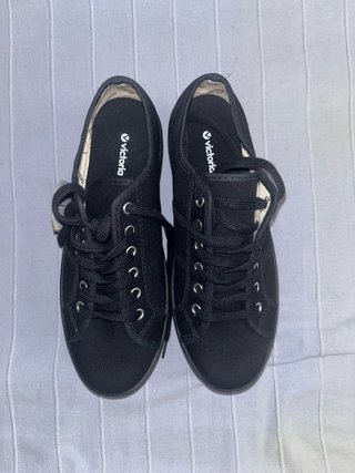Zapatos Victoria plataforma negros talla 39