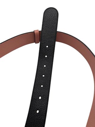 Cinturón Gucci Reversible Rosa y Dorado