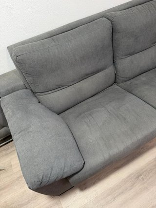Sofá Cama Italiano Gris Tela. En buen estado