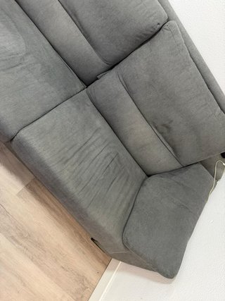Sofá Cama Italiano Gris Tela. En buen estado