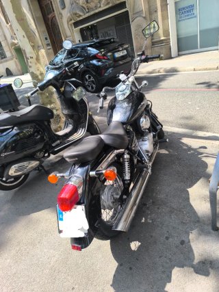 Honda Shadow 125 VT Cruiser Negra