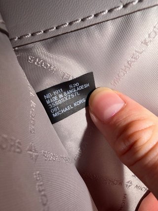 Borsa Michael Kors Grigia con Dettagli Argento