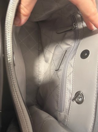 Borsa Michael Kors Grigia con Dettagli Argento