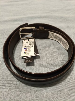 Cinturón de piel hombre talla 95. Nuevo