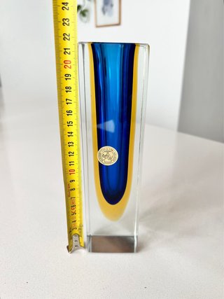 Jarrón Murano Sommerso Flavio Poli 60s 21,5cm