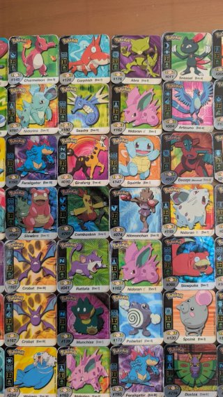 Lote 75 Pokémon Staks Panini 2006 Imanes