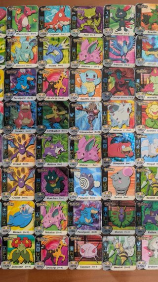 Lote 75 Pokémon Staks Panini 2006 Imanes