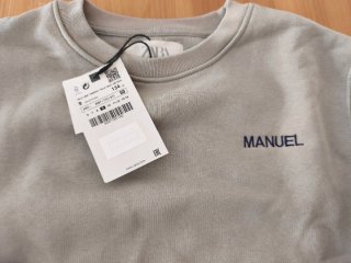Sudadera ZARA niño  Color BEIGE Talla 9 años