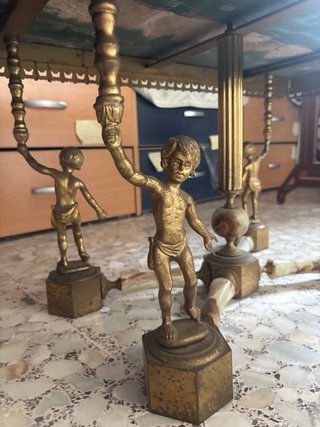 Mesa Centro Onix Ángeles Bronce