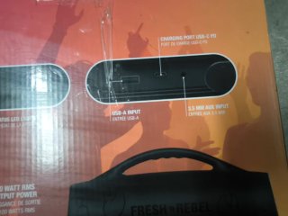 Altavoz Inalámbrico Fresh 'n Rebel XXL Negro
