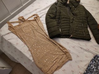 Lote 6 prendas: chaqueta, falda, vestido...