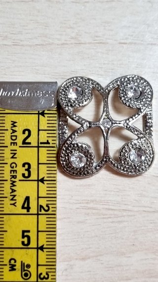 Kit Cintura Gioiello Strass DIY Argento