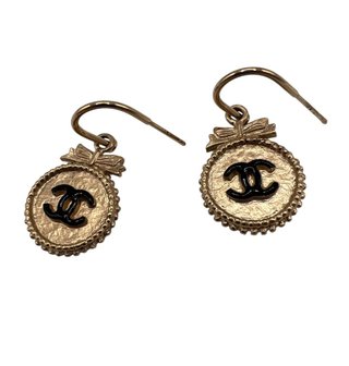 Pendientes Chanel Aro con Medalla CC