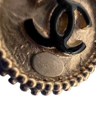 Pendientes Chanel Aro con Medalla CC