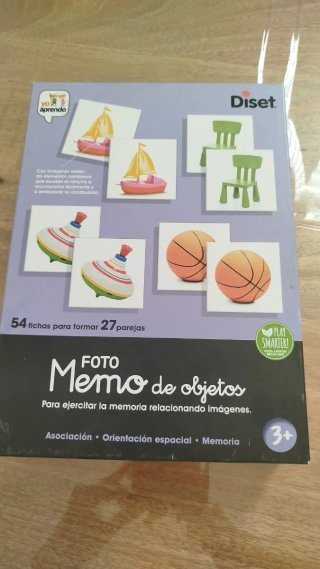 Juego de mesa Diset Memo de objetos