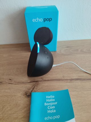 Amazon Echo Pop Alexa Nero