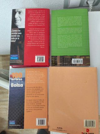 Lote libros de bolsa
