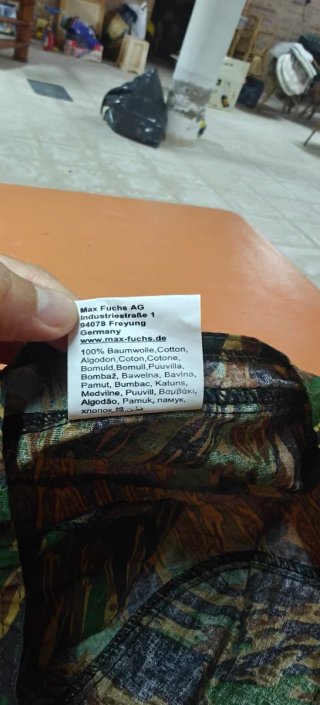 Bandana Camuflaje Negra y Verde