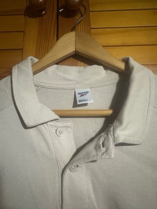Polo Reebok Retro Beige Manga Larga
