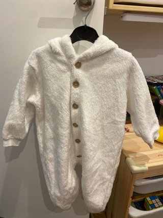 Abrigo polar bebé Benetton 12-18m