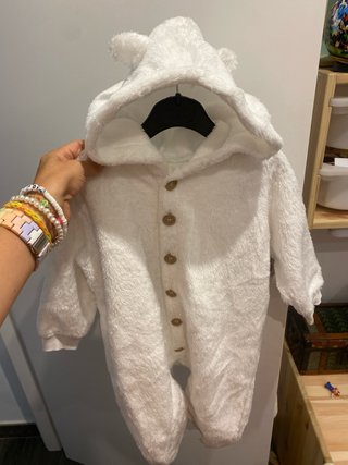 Abrigo polar bebé Benetton 12-18m