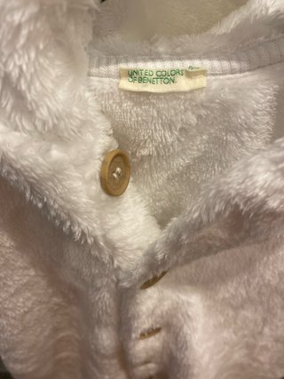 Abrigo polar bebé Benetton 12-18m