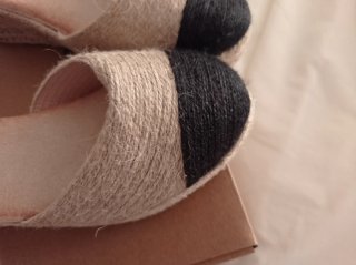 Esparteñas cuña nuevas.