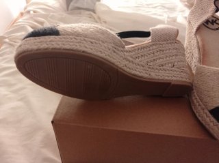 Esparteñas cuña nuevas.