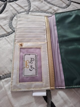 Billetera Fauna con Diseño de Tigre y Hojas