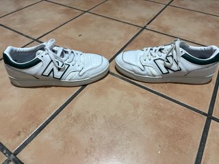 New Balance 480 Blancas/Verde - Talla 43