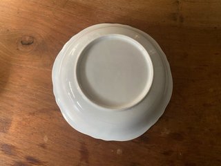 Ensaladera Antigua Porcelana Frutas