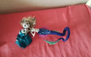 Muñeca Monster High Dos Cabezas Sirena