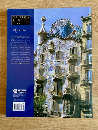 1-Libro de Arte Louvre 2- Libro de Arte Gaudi
