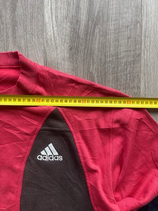 Adidas vintage colorblock roja negra retro Y2K