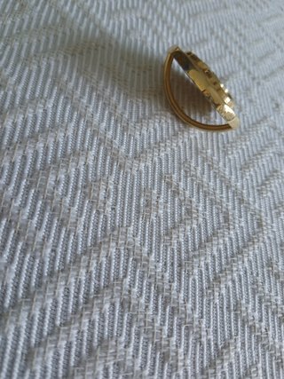 Broche Dourado Flor