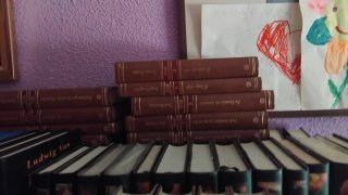 Varias enciclopedias y colección de libros