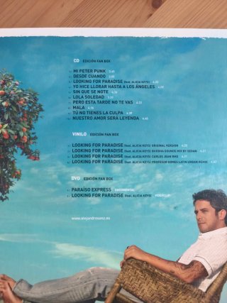 Alejandro Sanz  Paraíso Express - Fan Box